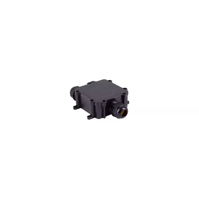 Caja de derivación eléctrica ShiverPeaks BS08-01052 IP68 negra plástico ABS