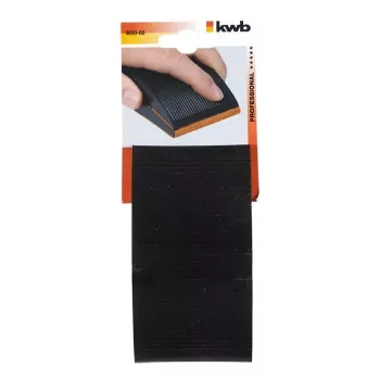 Taco de lijado KWB 485000 flexible negro