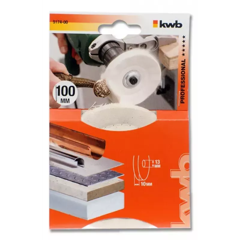 KWB 517400 disco de pulir, 100 mm