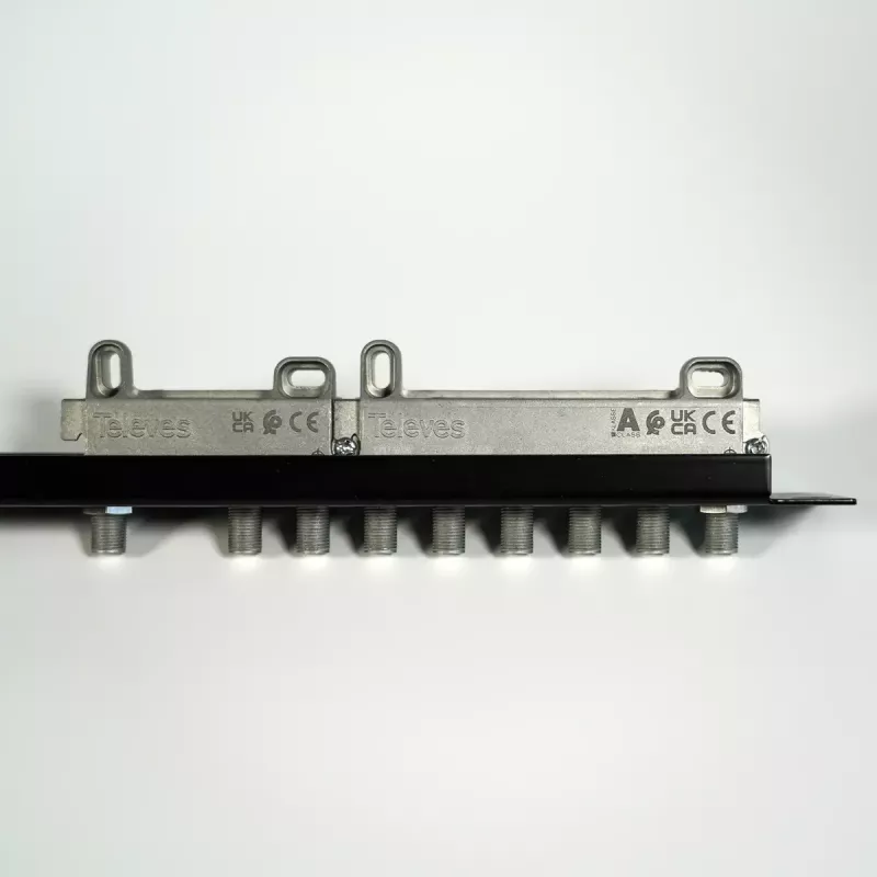 Distribuidor de cable Televes 519503 acero inoxidable 5 - 2400 MHz