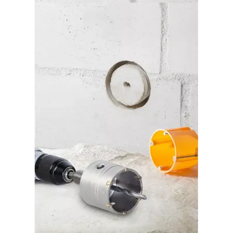 Broca de corona KWB 175180 Individual 8 cm para ladrillo hormigón mármol piedra