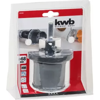 Sierra de corona KWB 499463 Single 6,8 cm para cerámica hormigón plástico