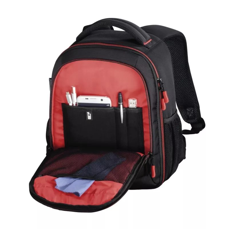 Mochila Hama Miami negra, roja