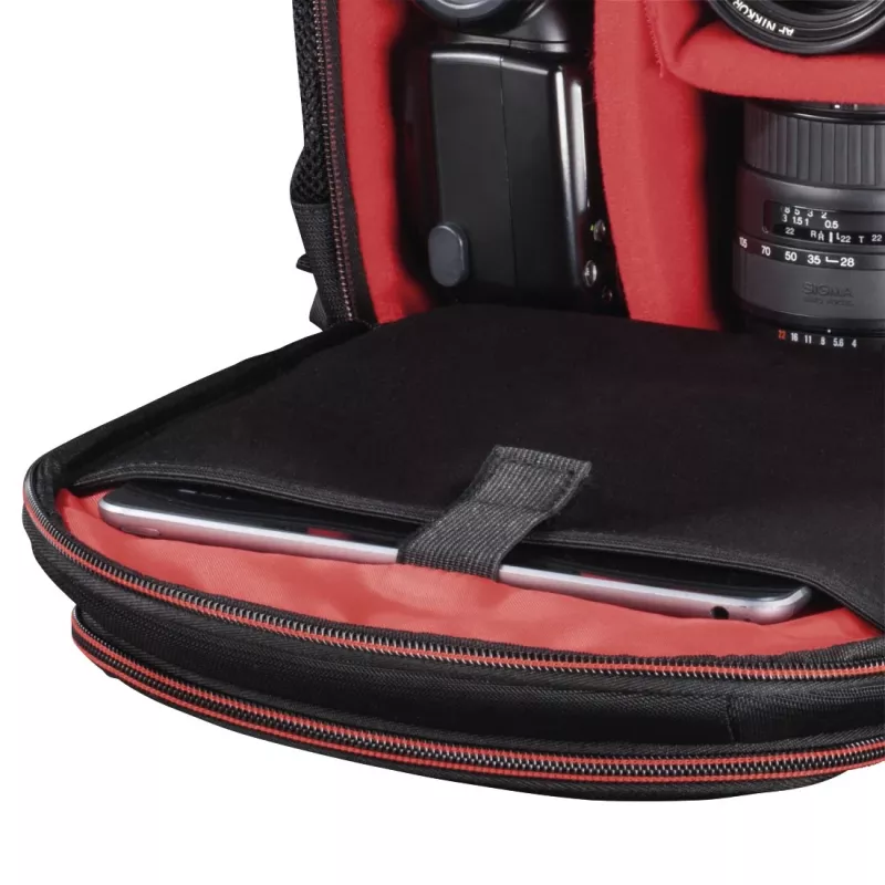 Mochila Hama Miami negra, roja