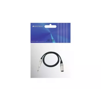 Cable de audio Omnitronic 3022519A 0,9 m XLR 6,35 mm Negro