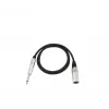Cable de audio Omnitronic 3022519A 0,9 m XLR 6,35 mm Negro