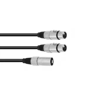 Cable de audio Omnitronic 30225207 XLR 0,5 m
