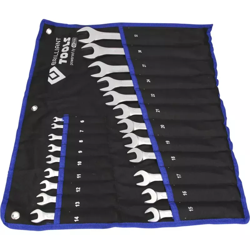 Brilliant Tools BT011021 Juego de llaves combinadas, 21 uds.