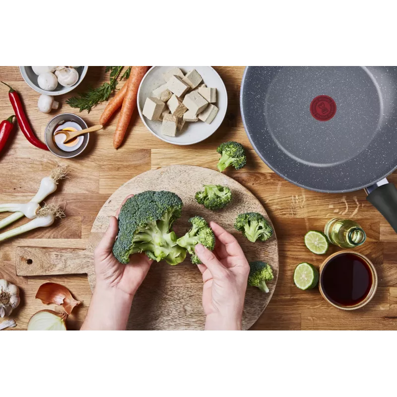 Sartén wok Tefal Healthy Chef G15019 Redonda