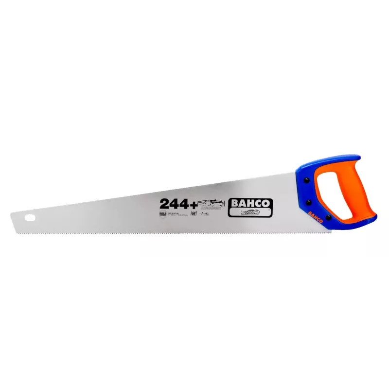 Sierra de costilla Bahco 244P-22-U7-HP 55 cm Azul Naranja Acero inoxidable