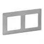 Legrand 754132 Placa embellecedora/Tapa de interruptor aluminio