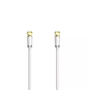 Hama 00305071 Cable coaxial 3 m F-Type blanco