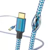 Hama Cable USB reflectante USB 2.0 1,5 m USB A USB C azul