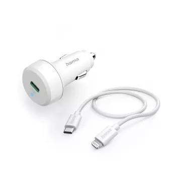 Hama 00201611 Cargador móvil smartphone, tablet blanco mechero de coche