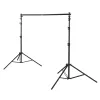 Trípode para fondo fotográfico Hama 00021202 aluminio negro 2,95 m