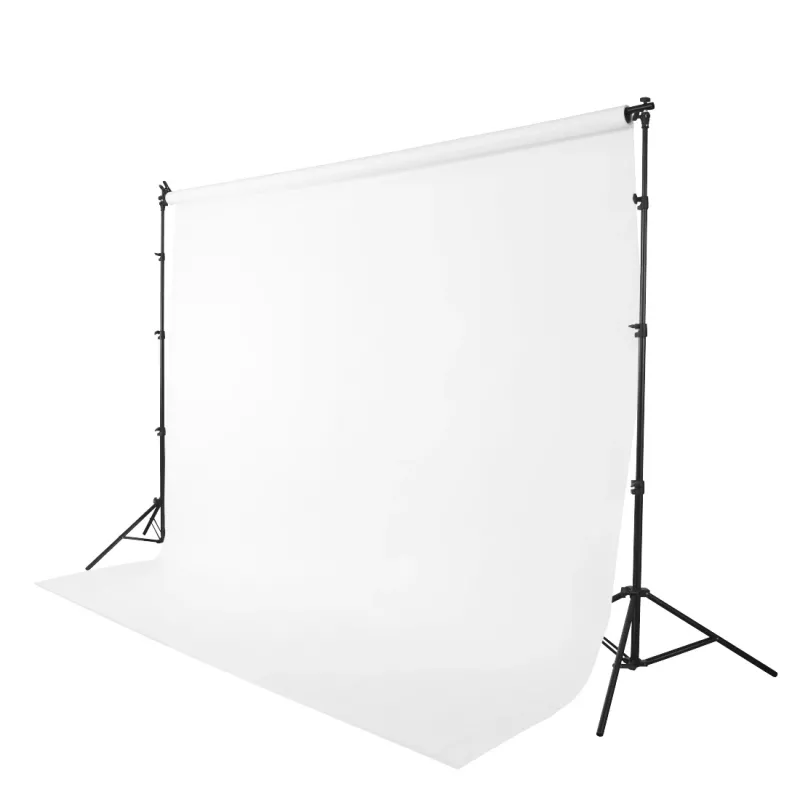 Trípode para fondo fotográfico Hama 00021202 aluminio negro 2,95 m