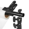 Trípode para fondo fotográfico Hama 00021202 aluminio negro 2,95 m