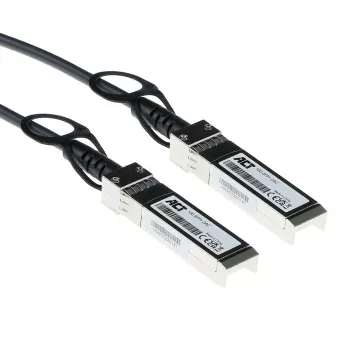 ACT Cable Twinax DAC pasivo SFP+ - SFP+ de 1 m codificado para HP / HPE / Aruba / Procurve (J9281A/J9281B/J9281D)