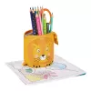 Herlitz 300001508 Lion estuche blando, poliéster, naranja/amarillo