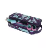 Estuche Herlitz 2 Go CamoPurple poliéster azul lila 210x130x60mm