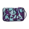Estuche Herlitz 2 Go CamoPurple poliéster azul lila 210x130x60mm