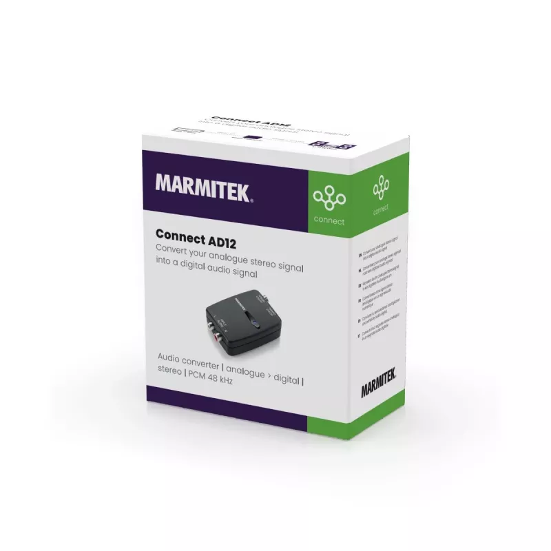 Marmitek Connect AD12 Negro 25008412 Extractor de audio HDMI 4K