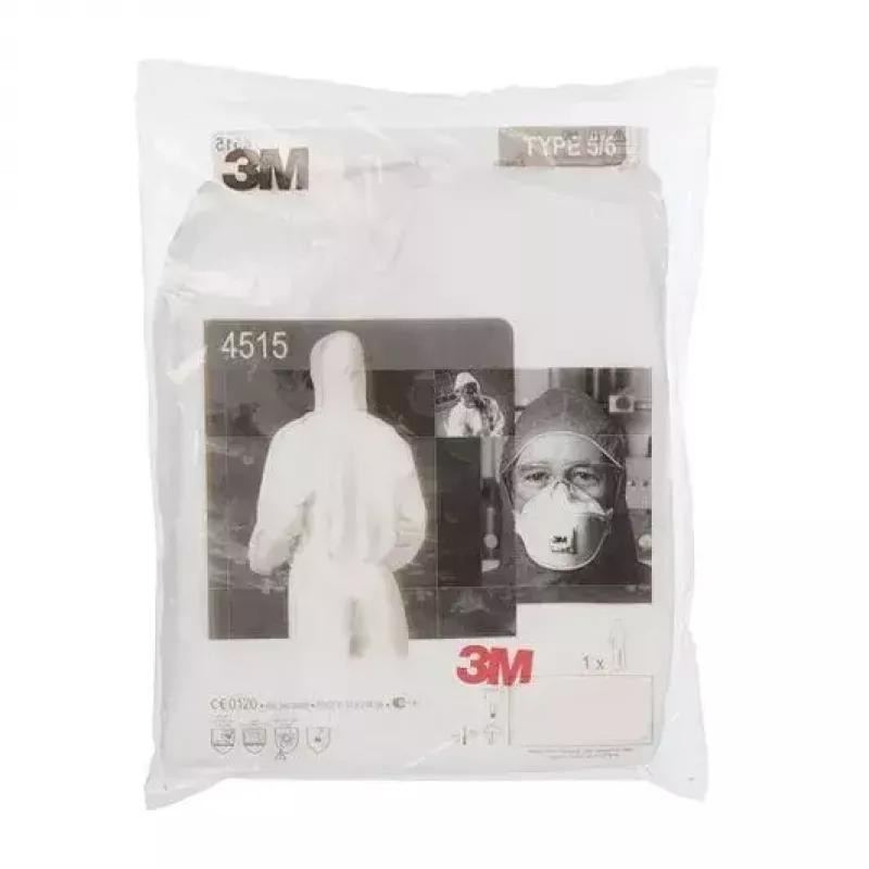 Mono de protección 3M 4515 Blanco 3XL material SMS adultos