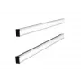 Carriles de soporte Nobo T-Card 20 enlaces, aluminio, gris, 645 mm, 13 mm, 394 g, 68 mm