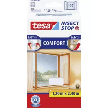 Mosquitera para ventana Tesa Insect Stop Comfort 55918-00020-00 1200 x 2400 mm blanco