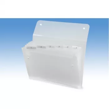 Rexel ICE Expander 6 compartimentos transparente, transparente, polipropileno (PP), 120 hojas, A4