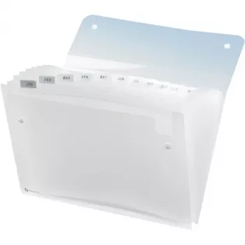 Rexel ICE Expander 13 compartimentos transparente, transparente, polipropileno (PP), 260 hojas, A4, 330 mm, 245 mm