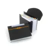Rexel Optima Archivador de fuelle de 13 bolsillos, A4, negro, polipropileno (PP)