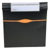 Rexel Optima Archivador de fuelle de 13 bolsillos, A4, negro, polipropileno (PP)