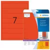 HERMA 5092 Etiquetas para archivadores A4 192 x 38 mm, rojo, 175 uds. (25 hojas x 7)
