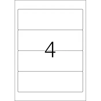 Etiquetas de archivo HERMA A4 192x61 mm blanco papel mate opaco 100 uds.