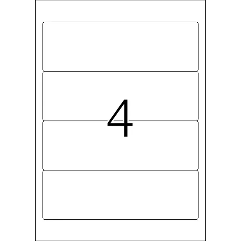 Etiquetas de archivo HERMA A4 192x61 mm blanco papel mate opaco 100 uds.