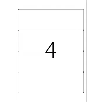 Etiqueta autoadhesiva para impresora HERMA Etiquetas de archivo A4 192x61 mm
