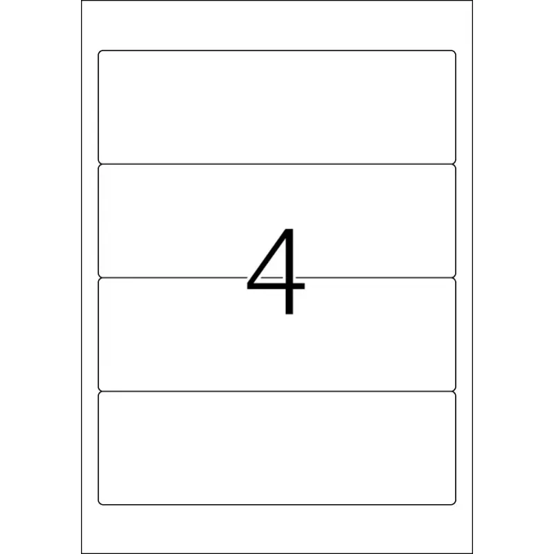 Etiqueta autoadhesiva para impresora HERMA Etiquetas de archivo A4 192x61 mm