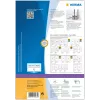 Etiqueta autoadhesiva para impresora HERMA Etiquetas de archivo A4 192x61 mm