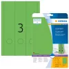 Etiquetas de archivo HERMA A4 61x297 mm verde papel mate opaco 60 uds.