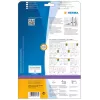 Etiquetas de archivo HERMA A4 61x297 mm blanco papel mate opaco 75 uds.