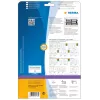 Etiquetas para carpetas de colgar HERMA 5165 A4 34x297 mm papel blanco mate opaco 125 uds.