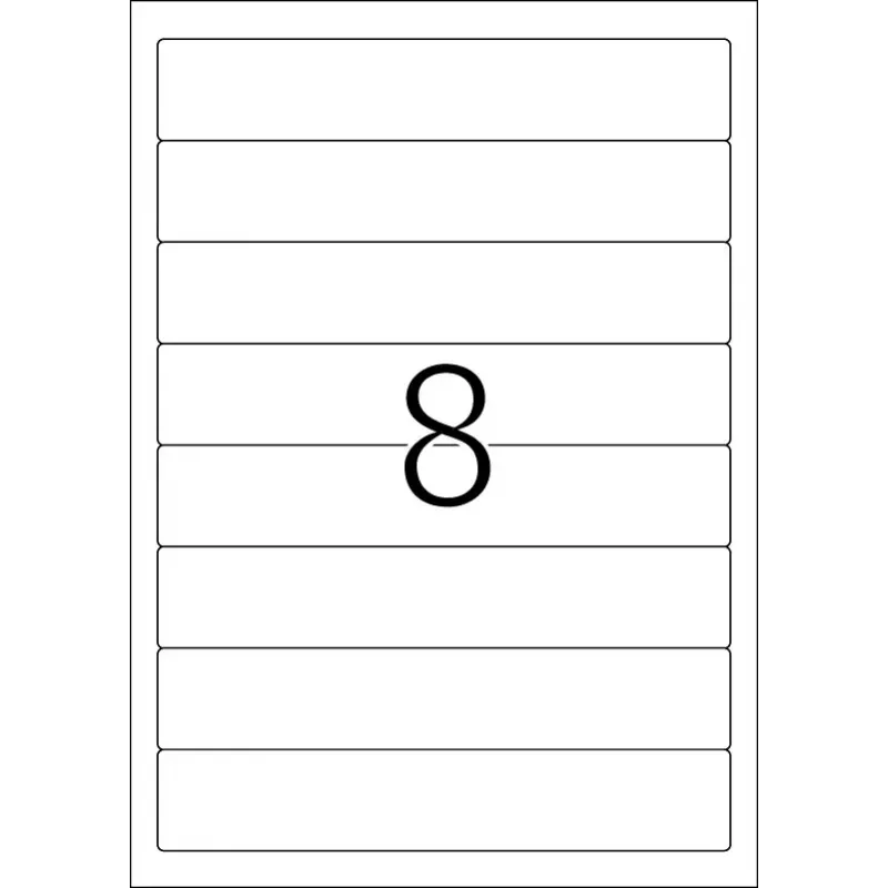 Etiqueta autoadhesiva para impresora HERMA Etiquetas de archivo A4 192x34 mm