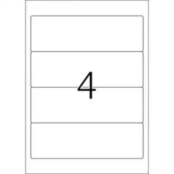 Etiquetas para inyección de tinta HERMA A4 192x61 mm blanco papel mate 100 uds.