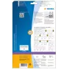 Etiquetas de archivo HERMA A4 192x59 mm blanco papel mate opaco 100 uds.