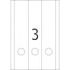 Etiquetas de archivo HERMA 5159 A4 59x297 mm blanco papel mate opaco