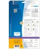 Etiquetas de archivo HERMA 5159 A4 59x297 mm blanco papel mate opaco