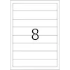 Etiquetas para lomo de archivador HERMA A4 192x34 mm papel blanco mate opaco 200 uds.
