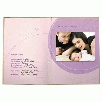 Diario del bebé Hama «Baby Feel» álbum de fotos beige 44 hojas