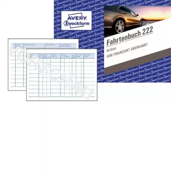 Libro de formularios de contabilidad Avery 222 A6 40 páginas